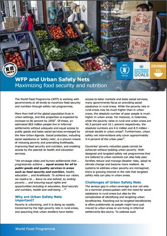 WFP and Urban Safety Nets