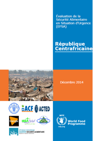 République Centrafricaine - Évaluation de la Sécurité Alimentaire en Situation d'Urgence (EFSA), December 2014