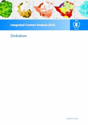 Zimbabwe - Integrated Context Analysis (ICA), October 2014