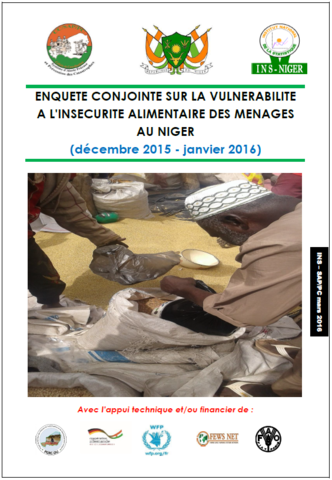 Niger - Enquete conjointe sur la vulnerabilite a l'insecurite alimentaire des menages, March 2016