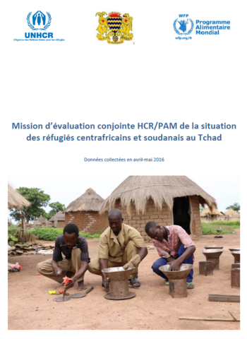 Tchad - Mission d'évaluation conjointe HCR/PAM de la situation des réfugiés centrafricains et soudanais au Tchad, November 2016
