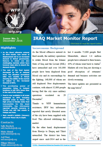Iraq - Market Monitor Report, 2016