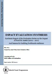Synthesis of the Evaluation of the Impact of Food for Assets 2002-2011 and Lessons for Building Livelihoods Resilience