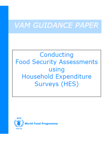 Conducting Food Security Assessments using Household Expenditure Surveys (HES), June 2017