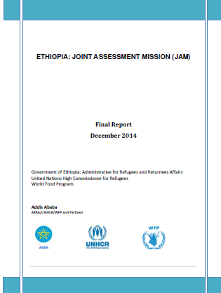 Ethiopia - ARRA/UNHCR/WFP Joint Assessment Mission (JAM), December 2014