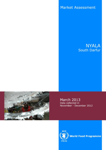 Sudan - South Darfur - Nyala: Market Assessment, March 2013