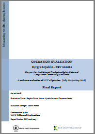 Kyrgyz Republic DEV 200662 Support For National Productive Safety Nets And Long-Term Community Resilience: An Operation Evaluation