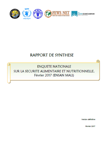 Mali - Enquete Nationale sur la Securite Alimentaire et Nutritionnelle (ENSAN Mali), Fevrier 2017