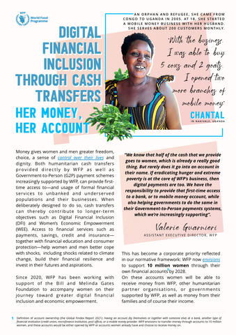 Digital financial inclusion | World Food Programme