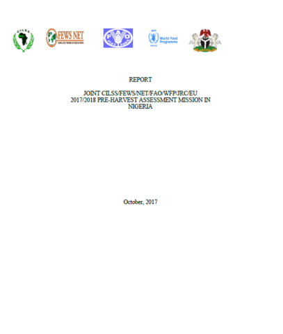 Nigeria - Joint Crop Assessment, October 2017