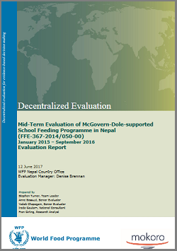 Nepal, School Feeding Programme: an evaluation