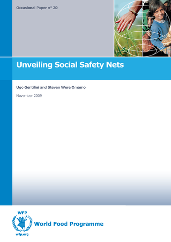 Occasional Paper 20 - Unveiling Social Safety Nets -   U. Gentilini and S.W. Omamo