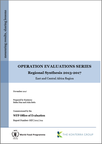 Operation Evaluations Series, Regional Synthesis 2013-2017: East and Central Africa Region
