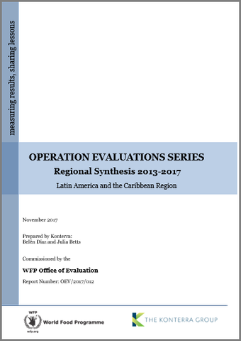 Operation Evaluations Series, Regional Synthesis 2013-2017: Latin America and the Caribbean Region