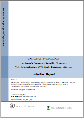 Laos CP 200242 (2012-2015): A mid-term Operation Evaluation