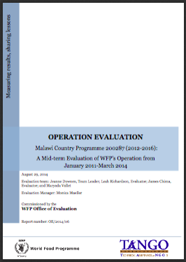 Malawi CP 200287 (2012-2016): A mid-term Operation Evaluation