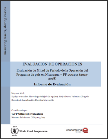 Nicaragua CP 200434 (2013-2018): A mid-term Operation Evaluation