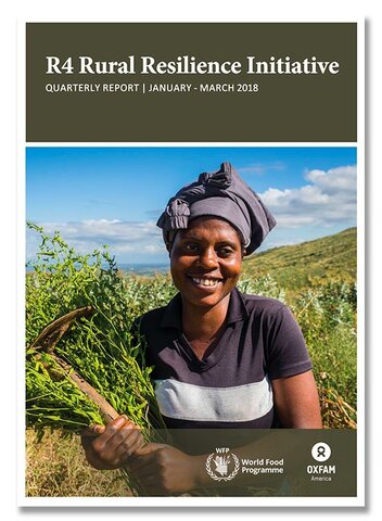 R4 Rural Resilience Initiative Quarterly Report -  January- March 2018