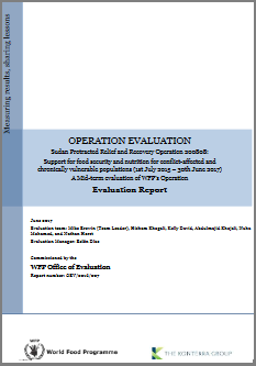 Sudan PRRO 200808 "Support for Food Security and Nutrition for Conflict-Affected and Chronically Vulnerable Populations": A mid-term Operation Evaluation