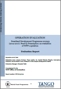 Swaziland DEV 200353 Food By Prescription: An Operation Evaluation