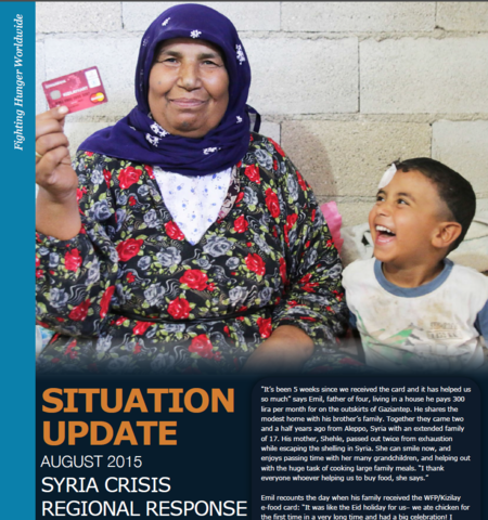 WFP Syria Regional Situation Report, August 2015