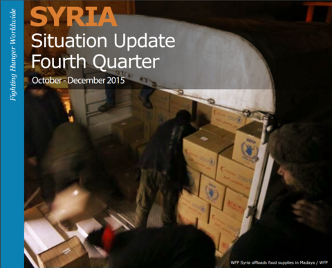 WFP Syria Crisis Response Situation Report, October - December 2015