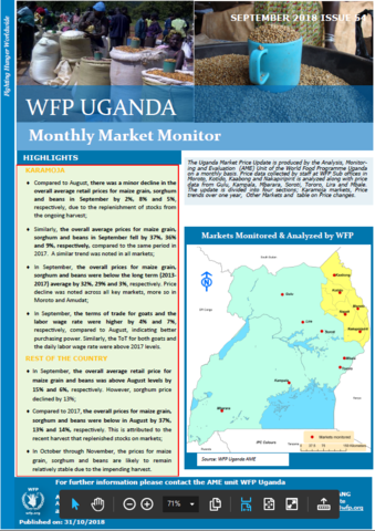 Uganda - Monthly Market Monitor, 2018