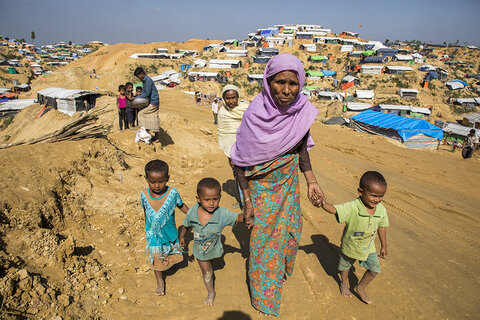 Image of Bangladesh, Moynarghona makeshift, Ukhiya, Cox's Bazar, 13 December 2017