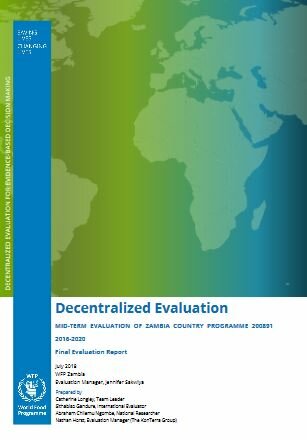 Zambia, Country Programme 200891: a mid-term evaluation