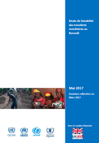 Burundi - Etude de faisabilité des transferts monétaires au Burundi, Mai 2017