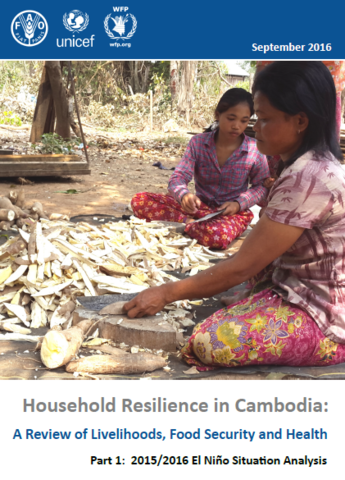 Cambodia - Household Resilience in Cambodia Review of Livelihoods, Food Security and Health: Part 1: 2015/2016 El Niño Situation Analysis, September 2016