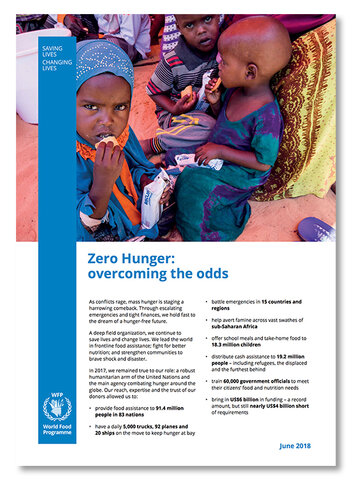 2018 Zero Hunger Overcoming The Odds World Food Programme
