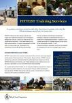 2016 - FITTEST Training Services Factsheet