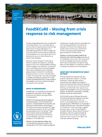 2018 -  FoodSECuRE factsheet