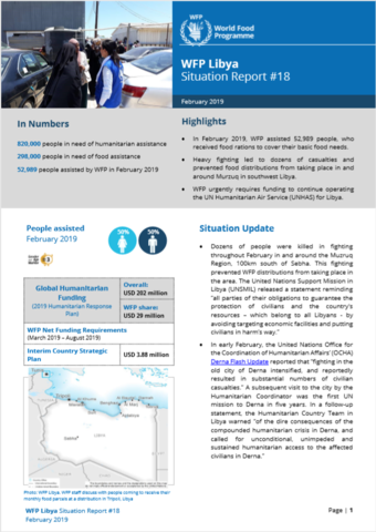 Situation Report - Libya