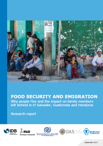 Food Security and Emigration: Why people flee and the impact on family members left behind in El Salvador, Guatemala and Honduras, August 2017