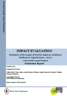 Food for Assets on Livelihood Resilience in Uganda: An Impact Evaluation