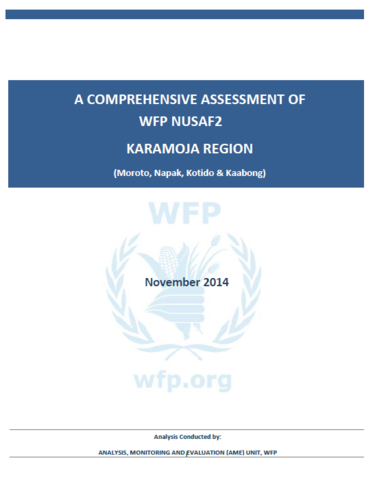 Uganda - A Comprehensive Assessment of WFP NUSAF2: Karamoja Region, November 2014