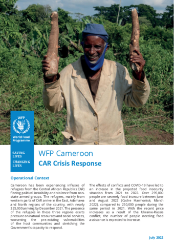 WFP Cameroon Crises Factsheets | World Food Programme