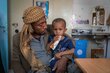 <em>Sana'a Governorate, Yemen, 10 September 2020. One-year-old Sultan suffers from moderate malnutrition. His family fled from Hodeidah after conflict started there. Photo: WFP/Mohammed Awadh</em>