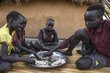 Children in Nyal village, South Sudan, share a meal. Photo: WFP/Gabriela Vivacqua