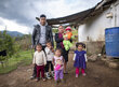 Paula and Emanuel with their four daughters and niece
