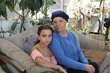Awatef and her granddaughter in Lebanon