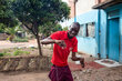 Preacher dancing, Zimbabwe. Cynthia Matonhodze