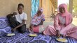 Kids in Chad enjoying a WFP school meal. WFP/Lena von Zabern
