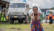 Photo: WFP/Benjamin Anguandia. WFP delivered emergency food assistance to displaced families in Goma, DRC.