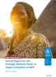 A woman from South Sudan with sunset