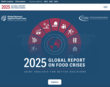 Cover of 2025 Global Report on Food Crises by FSIN and Global Network Against Food Crises, promoting joint analysis for better decisions.
