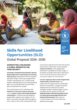 Cover image  for WFP's Skills for Livelihood Opportunities (SLO) 2026–2030, promoting diversified livelihoods for global food security.