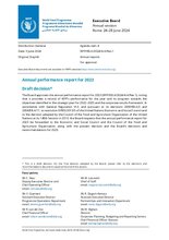 WFP Annual Report on Flexible Funding 2023 | World Food Programme